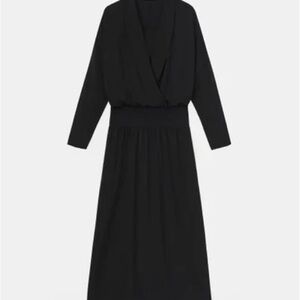 Lafayette 148 New York Lightweight Silk Double Georgette Midi Dress